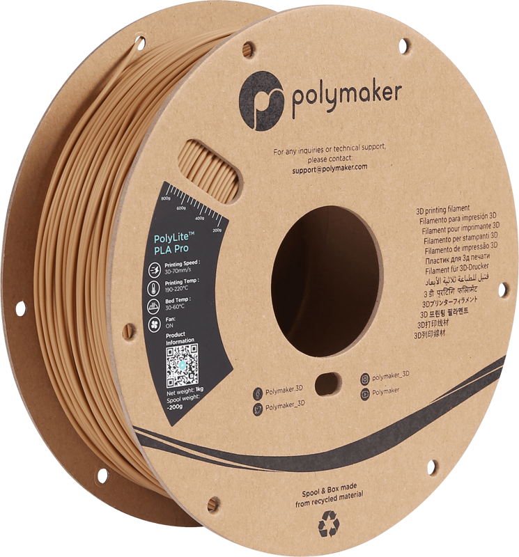 Polymaker PolyLite PLA PRO - Army Beige 1 kg