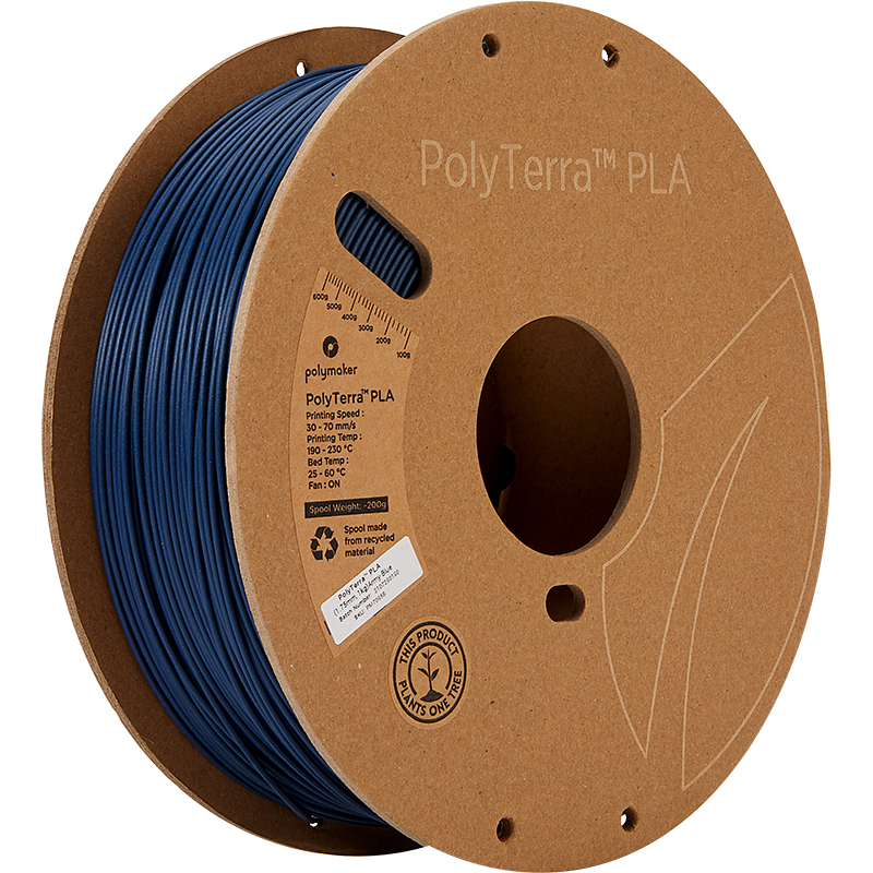 Polymaker PolyTerra PLA - Army Blue 1 kg Polymaker PolyTerra PLA - Army Blue 1 kg