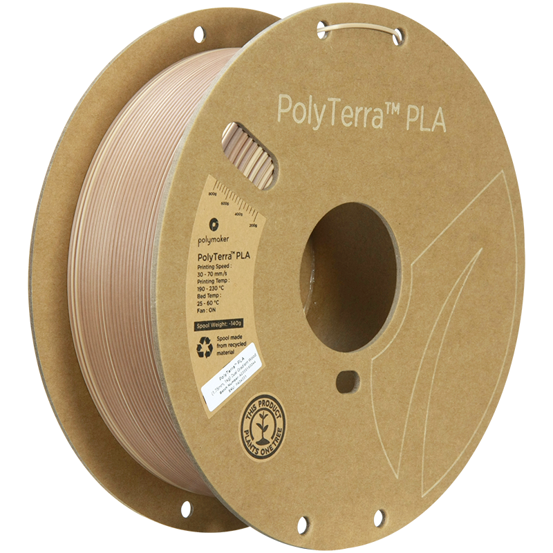 Polymaker Polyterra PLA Gradient - Wood Polymaker Polyterra PLA Gradient - Wood