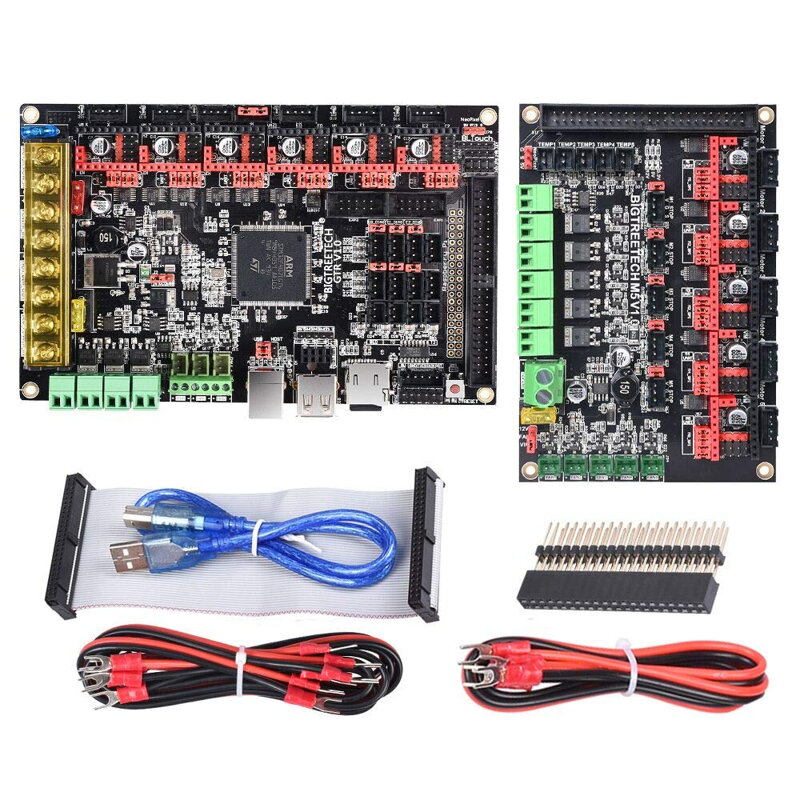 32 bitová řídící deska GTR V1.0 s M5 V1.0 rozšiřujícím modulem