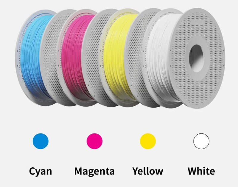 Bambu Lab - PLA CMYK Lithophane Bundle 4x 1kg Bambu Lab - PLA CMYK Lithophane Bundle 4x 1kg