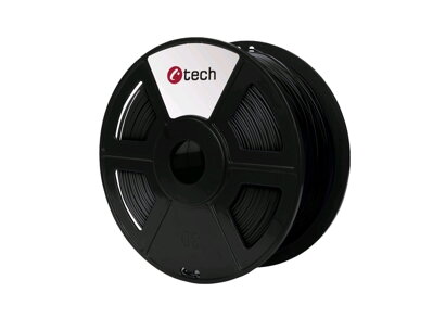 C-TECH PET-G BLACK 1,75 mm 1 kg (C-TECH PET-G ČERNÁ 1,75 mm 1 kg)