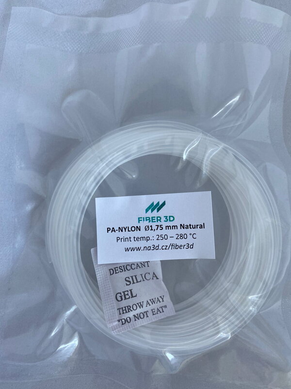 Vzorek FIBER3D PA - Nylonový filament 1,75 mm 10 m Vzorek FIBER3D PA - Nylonový filament 1,75 mm 10 m