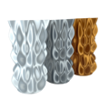 PLA FiberSilk filament stříbrný metallic 1,75mm Fiberlogy 850g