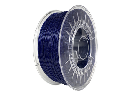 PETG filament 1,75 mm Galaxy třpytivý super modrý 1kg