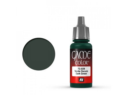 Vallejo Game Color 72028 Dark Green (17 ml)