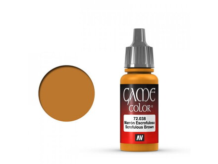 Vallejo Game Color 72038 Scrofulous Brown (17 ml)