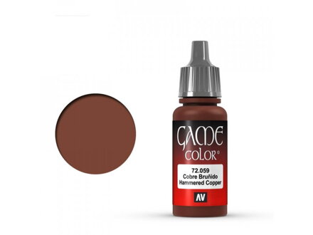 Vallejo Game Color 72059 Hammered Copper (17 ml)