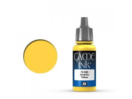 Vallejo Game Color 72085 Yellow Ink (17 ml)