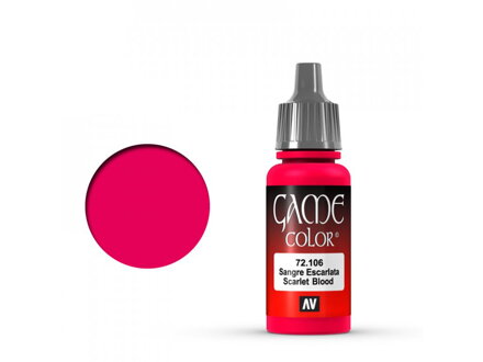 Vallejo Game Color 72106 Scarlett Blood (17 ml)
