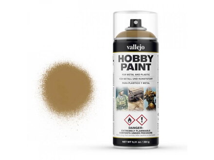 Vallejo Hobby Spray Paint 28015 Desert Yellow (400ml)