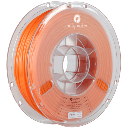 PolyFlex TPU95 filament oranžový 1,75mm Polymaker 750g
