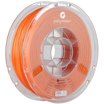 PolyFlex TPU95 filament oranžový 1,75mm Polymaker 750g