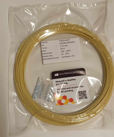 VZOREK 20 METRŮ - PolySmooth filament arctic teal 1,75mm Polymaker