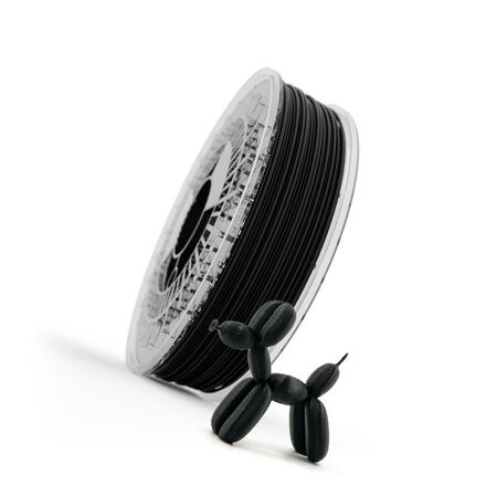 FILAFLEX tisková struna 82A 1,75mm Black 0,5 kg Recreus