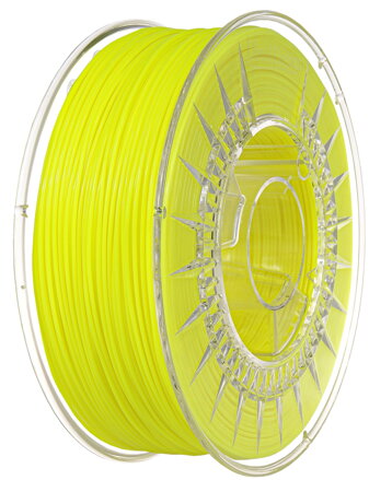 PLA filament 1,75 mm super žlutá Devil Design 1 kg