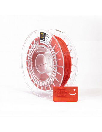 TPU 96A filament Red 1,75 mm Print with Smile 0,5 kg