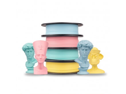 Filament-PM PLA+ Pastel Pack (1,75 mm; 4x0,5 kg) + Vzorky