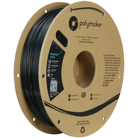 PolyMide CoPa Nylon filament černý 1,75mm Polymaker 750g