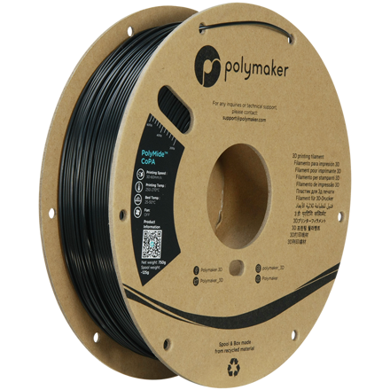 PolyMide CoPa Nylon filament černý 1,75mm Polymaker 750g