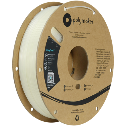 PolyCast filament natural 1,75mm Polymaker 750g