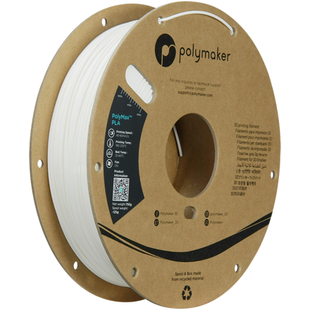 PLA PolyMax filament bílý 1,75mm Polymaker 750g