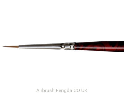 Kulatý štětec LifeColor Pure red sable s krátkým vlasem 0