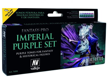 Vallejo Pro Nocturna Set 74104 Imperial Purple Set (8)
