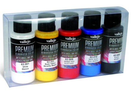 Vallejo PREMIUM Color - Opaque Color Set (5x60ml)