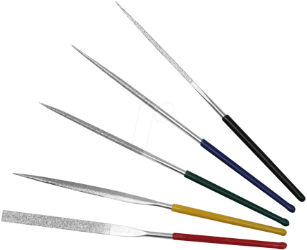 Vallejo T03002 Set 5ti diamantových pilníčků s rukojetí