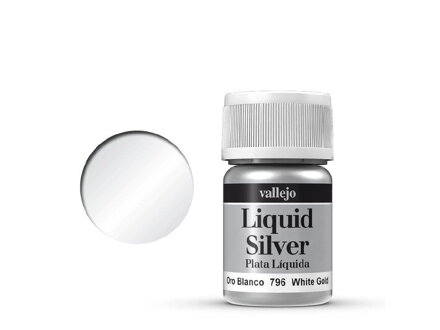 Barva Vallejo Liquid 70796 White Gold (Alcohol Based) (35ml)