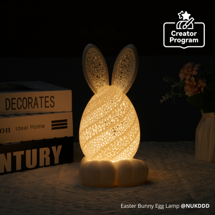 Bambu Lab - Velikonoční zajíček LED lampa - kit