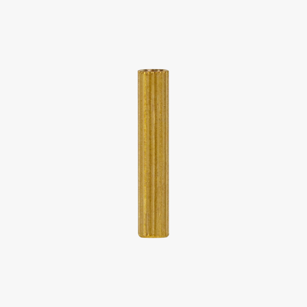 M2 Double-pass Knurled Brass Stud