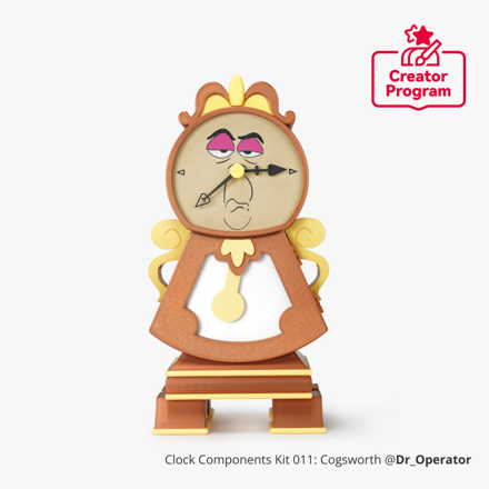 Bambu Lab - Hodiny Cogsworth
