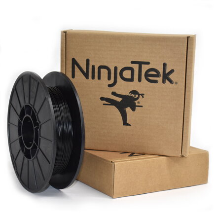 NinjaFlex filament - 1,75 mm - 0,5 kg - půlnoční černá