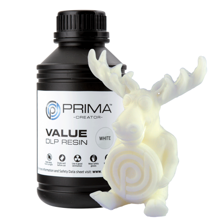 PrimaCreator Value UV / DLP resin - 500 ml - bílá
