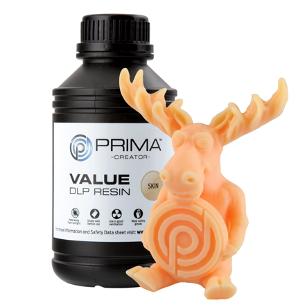 PrimaCreator Value UV / DLP Resin - 500 ml - Skin
