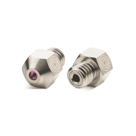 MK8 Nickel Plated Copper Nozzle with Ruby 0,4 mm - 1 pcs