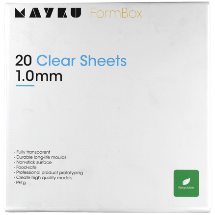 Mayku FormBox Clear Sheets 1.0mm (20 Pack)