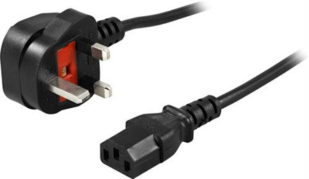 Deltaco napájecí kabel - 2 m - UK