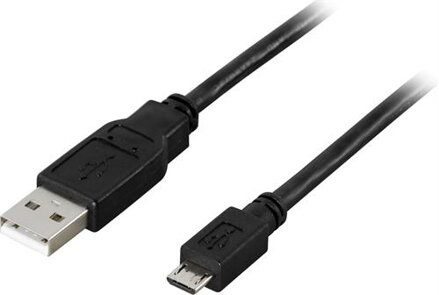 Kabel Deltaco USB - 1 m - A -Micro B