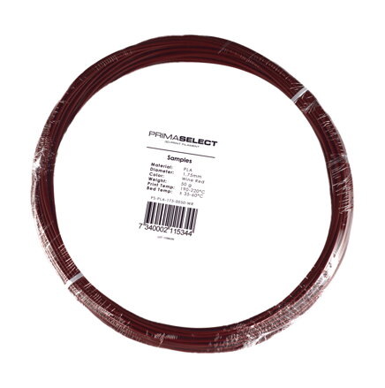 Primaselect PLA - 1,75 mm - 50 g - víno červená