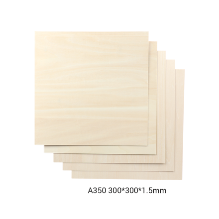 List Snapmaker Basswood-A350 / 300x300x1,5mm / 5 ks