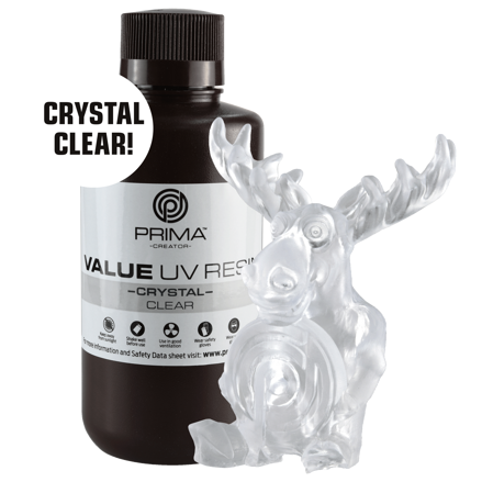 PrimaCreator Value Crystal UV Resin - 500 ml - Clear