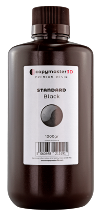 Copymaster3D Standardní UV pryskyřice - 1 kg - Černá
