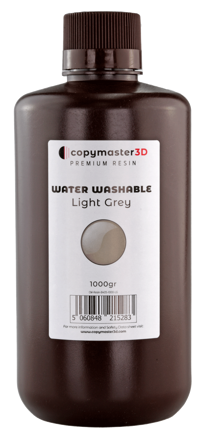 Copymaster3D Vodou omyvatelná UV pryskyřice - 1 kg - Světle šedá
