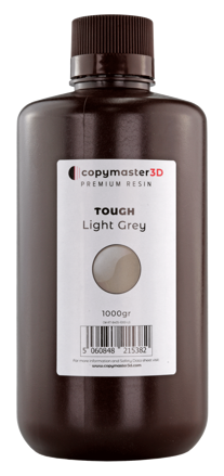 Copymaster3D Houževnatá UV ABS-podobná pryskyřice – 1 kg – Světle šedá