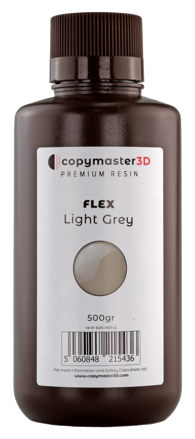 Copymaster3D flexibilní UV pryskyřice – 500 g – světle šedá