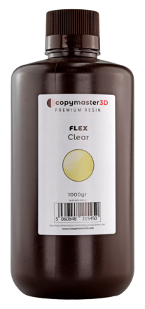 Copymaster3D Flexibilní UV pryskyřice - 1 kg - Čirá