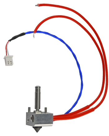 Flashforge Creator 3 Pro Left Hot-End Assembly - Hardened Steel - 0,4 mm